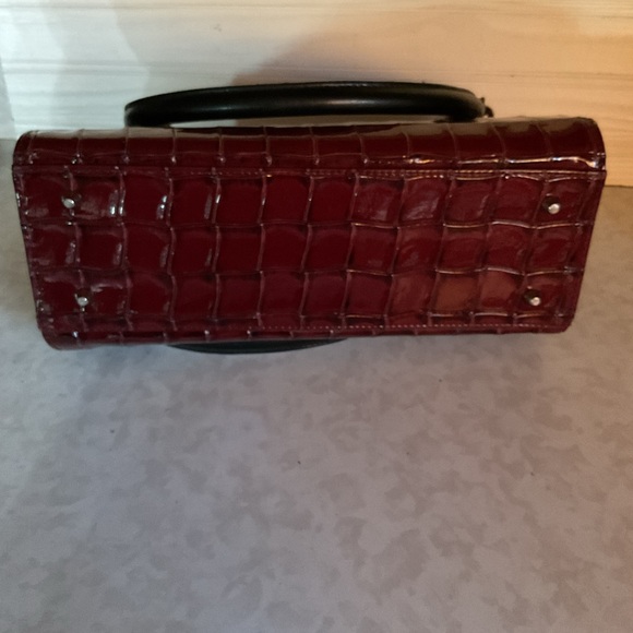 Miche Red Crocodile-Embossed Women's Bag - Picture 8 of 8